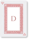 Card with D