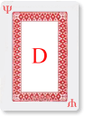 Card with D